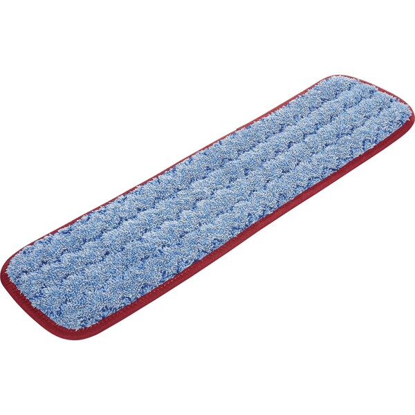 Wet Pad, Microfiber, Hygen, ZigZag, 18" Red, PK 12